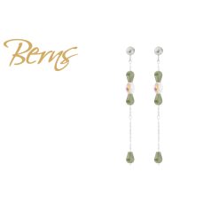 R34254 EARRINGS GLORY AB-LTGREEN SS