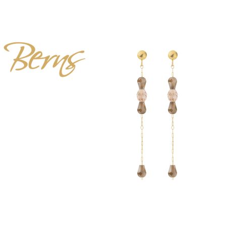 R34257 EARRINGS GLORY GSHA-LATTE GO