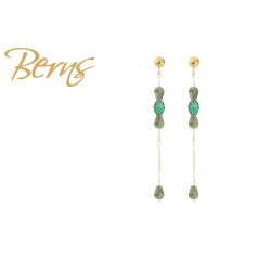 R34258 EARRINGS GLORY MGREEN-GREEN GO