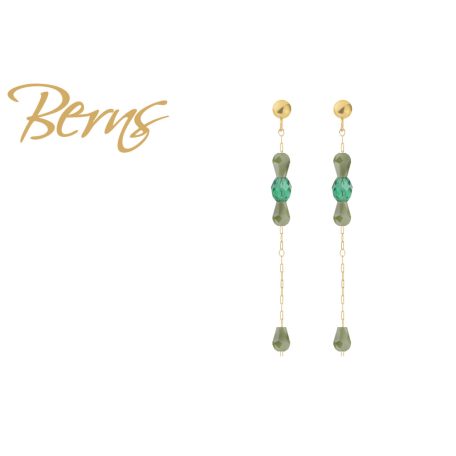 R34258 EARRINGS GLORY MGREEN-GREEN GO