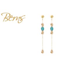 R34260 EARRINGS GLORY BLZIRCON-GOLD GO