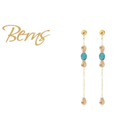 R34260 EARRINGS GLORY BLZIRCON-GOLD GO