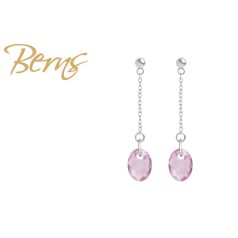 R34261 EARRINGS TILLY LTAMETHYST SS