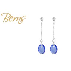 R34264 EARRINGS TILLY SAPPHIRE SS