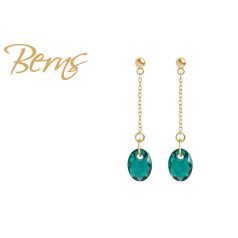R34270 EARRINGS TILLY EMERALD GO