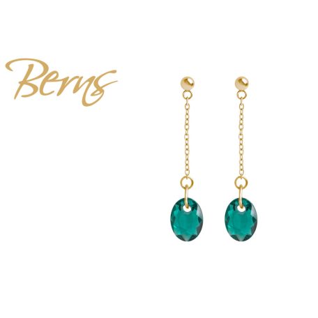 R34270 EARRINGS TILLY EMERALD GO