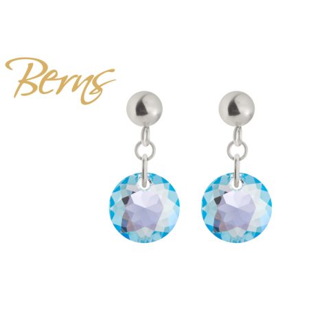 R34278 EARRINGS LETICIA R-AQUA.SH SS