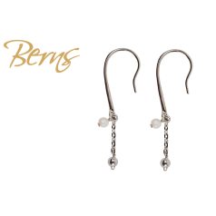 R34286 EARRINGS VALENTINA WHITE SS