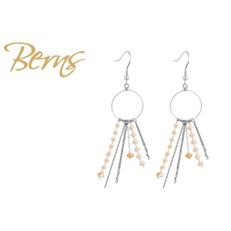 R34303 EARRINGS PEACH PEACH SS
