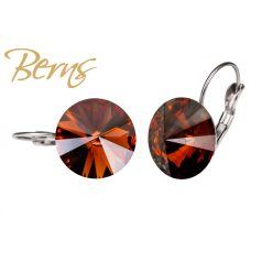 R34329 EARRINGS FR. GALAXY STOPAZ 14MM SS