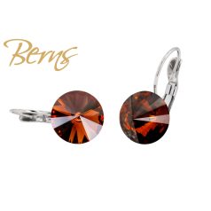 R34334 EARRINGS FR. GALAXY STOPAZ 10MM SS