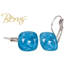 R34351 EARRINGS FR. YLA I-TEAL 10MM SS