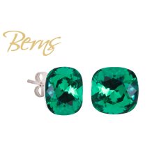 R34360 EARRINGS YLA MGREEN 12MM SS