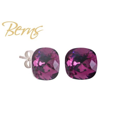 R34362 EARRINGS YLA AMETHYST 12MM SS