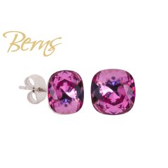 R34363 EARRINGS YLA DKROSE 10MM SS