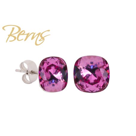 R34363 EARRINGS YLA DKROSE 10MM SS