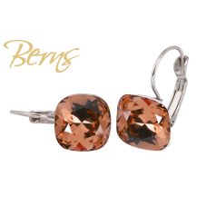 R34375 EARRINGS FR. YLA LTTOPAZ 10MM SS