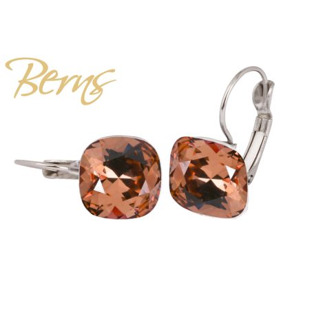 R34375 EARRINGS FR. YLA LTTOPAZ 10MM SS