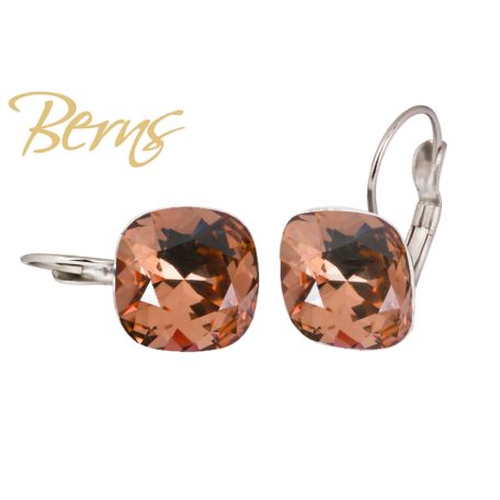 R34376 EARRINGS FR. YLA LTTOPAZ 12MM SS