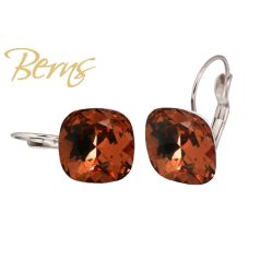 R34380 EARRINGS FR. YLA STOPAZ 12MM SS