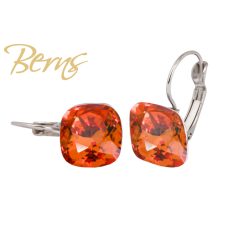 R34383 EARRINGS FR. YLA DORANGE 10MM SS