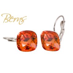 R34384 EARRINGS FR. YLA DORANGE 12MM SS