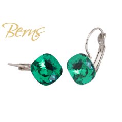 R34385 EARRINGS FR. YLI MGREEN 10MM SS