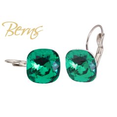 R34388 EARRINGS FR. YLA MGREEN 12MM SS