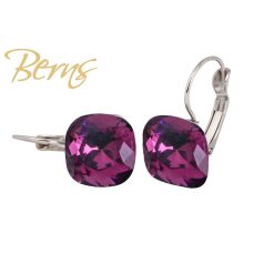 R34391 EARRINGS FR. YLA AMETHYST 10MM SS