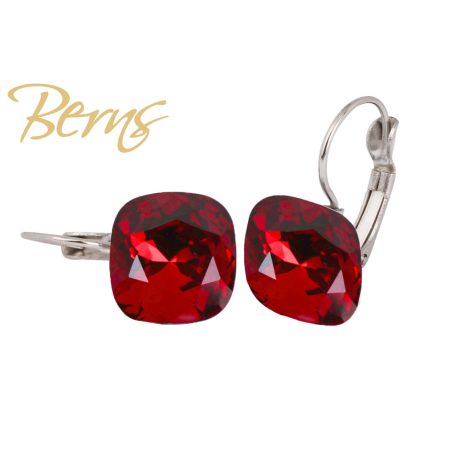 R34411 EARRINGS FR. YLA SCARLET 10MM SS