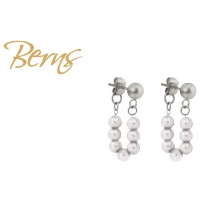 R34423 EARRINGS LIORA WHITE SS