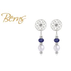 R34437 EARRINGS ROSELLE NAVY SS