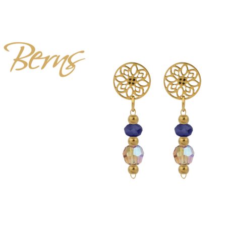 R34443 EARRINGS ROSELLE NAVY GO