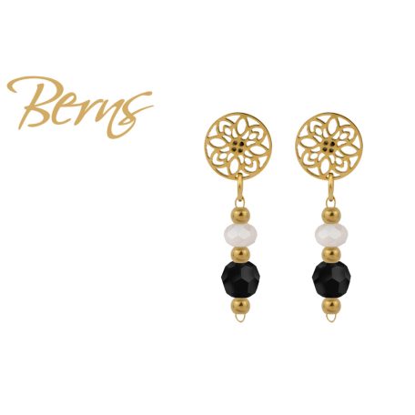 R34445 EARRINGS ROSELLE BEIGE-JET GO