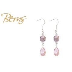 R34467 EARRINGS MIDNIGHT ROSE SS