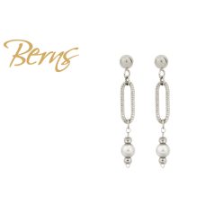 R34486 EARRINGS DORELL WHITE SS