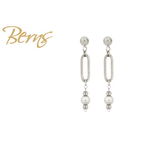 R34486 EARRINGS DORELL WHITE SS