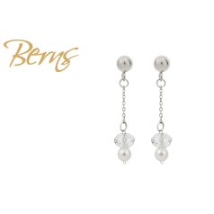 R34494 EARRINGS MIRIANA WHITE-CRY SS