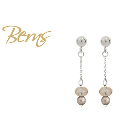 R34495 EARRINGS MIRIANA PLATINUM-GSHA SS