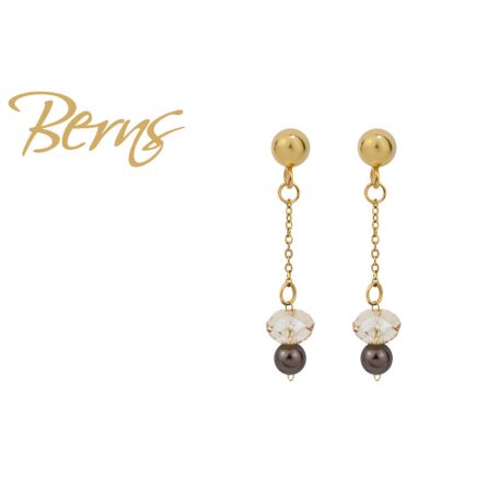 R34499 EARRINGS MIRIANA BROWN-GSHA GO