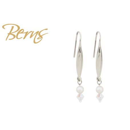 R34500 EARRINGS BLESSING PEWHITE SS