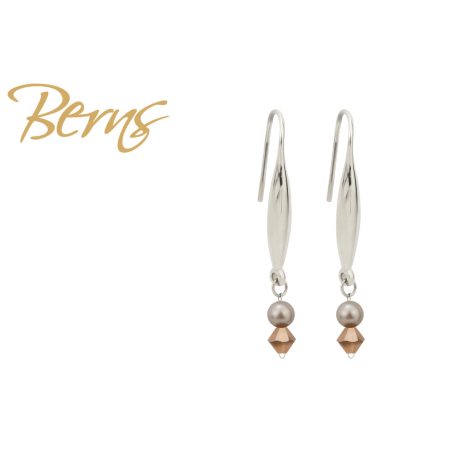 R34502 EARRINGS BLESSING PLATINUM SS