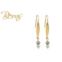 R34505 EARRINGS BLESSING PGREEN GO