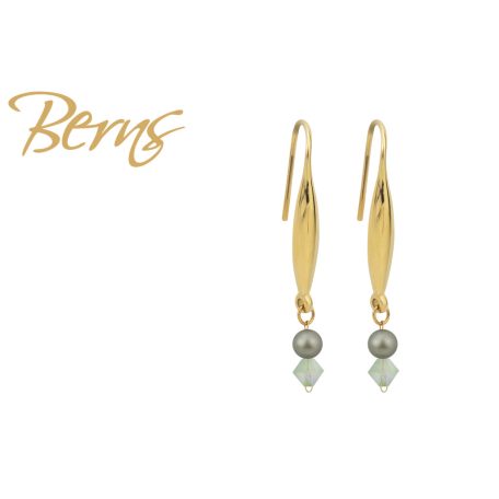 R34505 EARRINGS BLESSING PGREEN GO