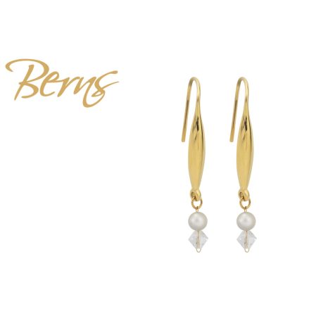 R34507 EARRINGS BLESSING WHITE GO