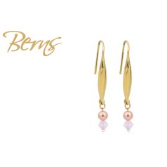 R34509 EARRINGS BLESSING RPEACH GO