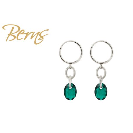 R34510 EARRINGS SOLENE EMERALD SS