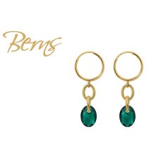 R34516 EARRINGS SOLENE EMERALD GO