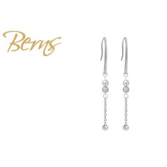 R34532 EARRINGS PEARLINA ROSE SS