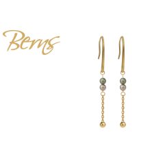 R34536 EARRINGS PEARLINA SAGE GO
